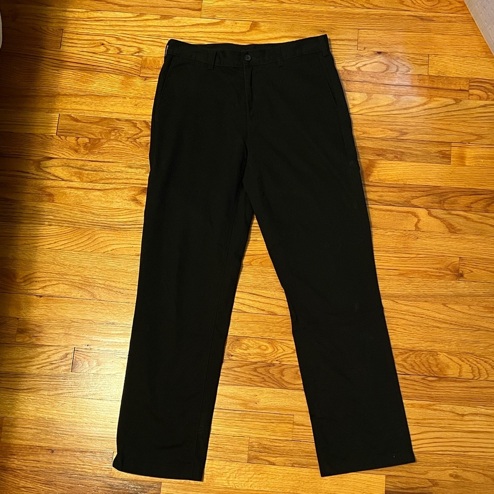 George Men's Black Chino Pants